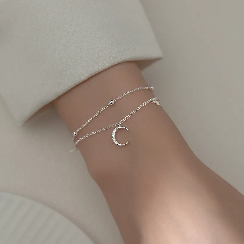 Pulseira de Prata com Estrelas - Imagem 2