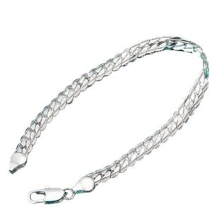 Pulseira Corrente Cobra Prata