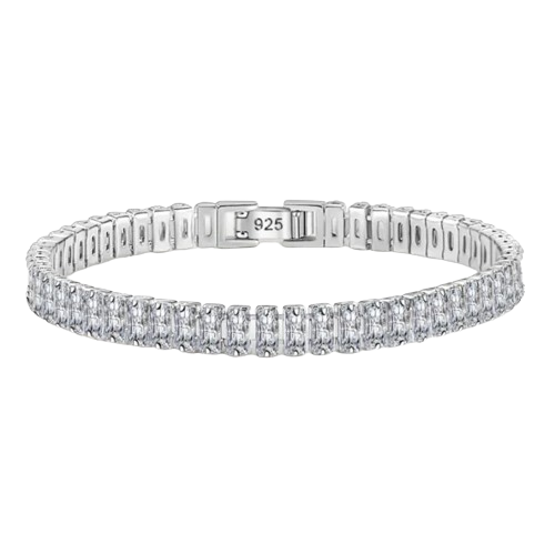 Pulseira Prata Cristal zircônia