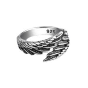 Anel em Prata Aberto Vintage