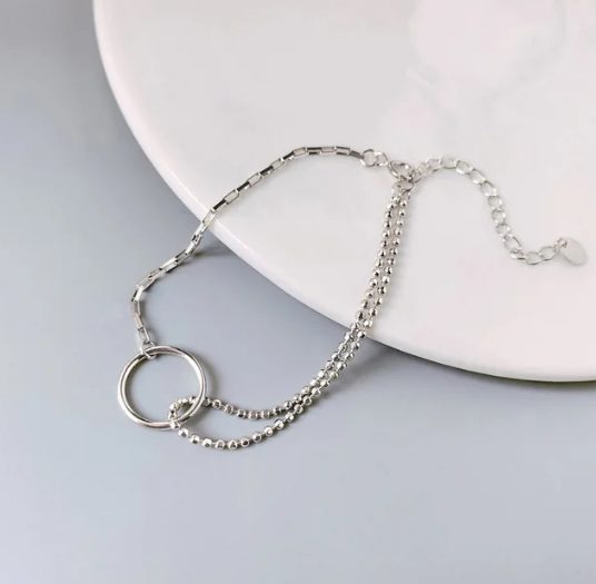 Pulseira Corrente de Prata - Imagem 2