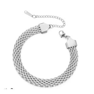 Pulseira Prata 925 Trama Contemporânea