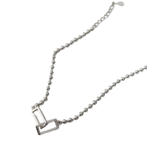 Pulseira em Prata Acabamento em Moissanita