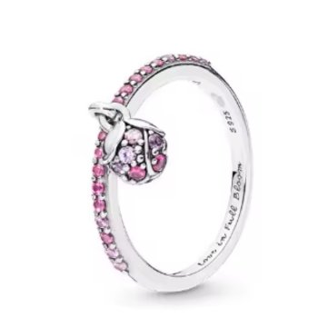 Anel de Prata Love In Full Bloom