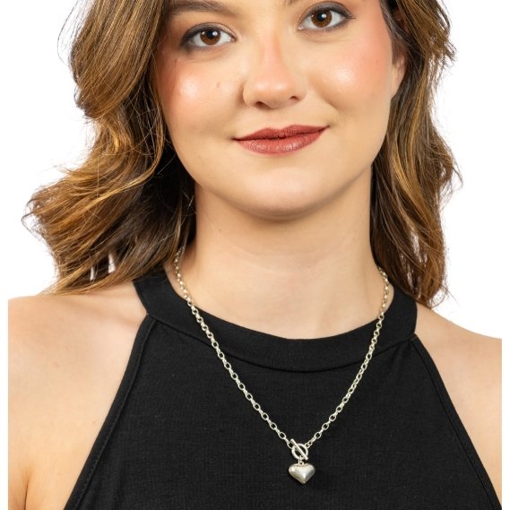 Colar de Prata 925 Com Fecho Cadeia