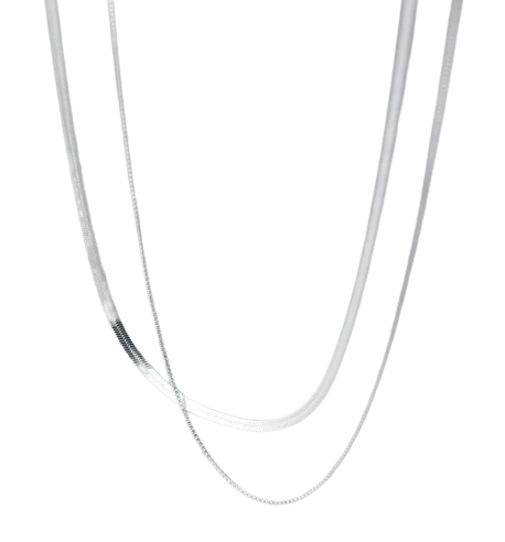 Colar em Prata Dupla Camada