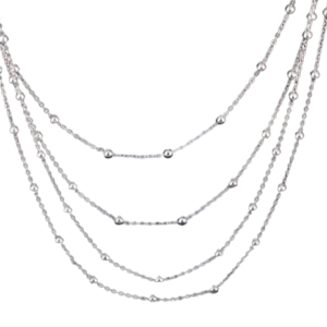 Colar em Prata Multi Camadas