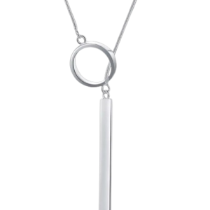 Colar em Prata Pingente Redondo