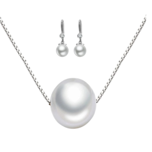 Conjunto de Joias de Prata com Perolas