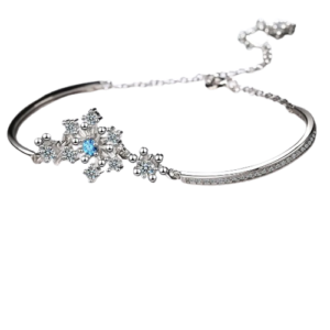 Pulseira em Prata Floco de Neve