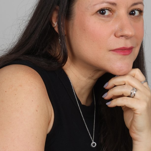 Colar de Prata 925 com Pingente Anel