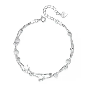 Pulseira de Prata Beautiful Stars