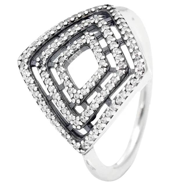 Anel de Prata Losango