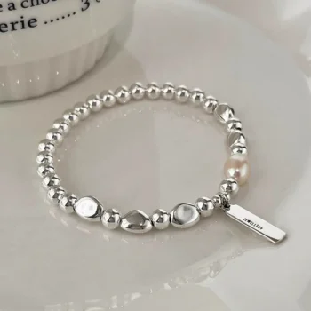 Pulseira de Prata Bolinhas