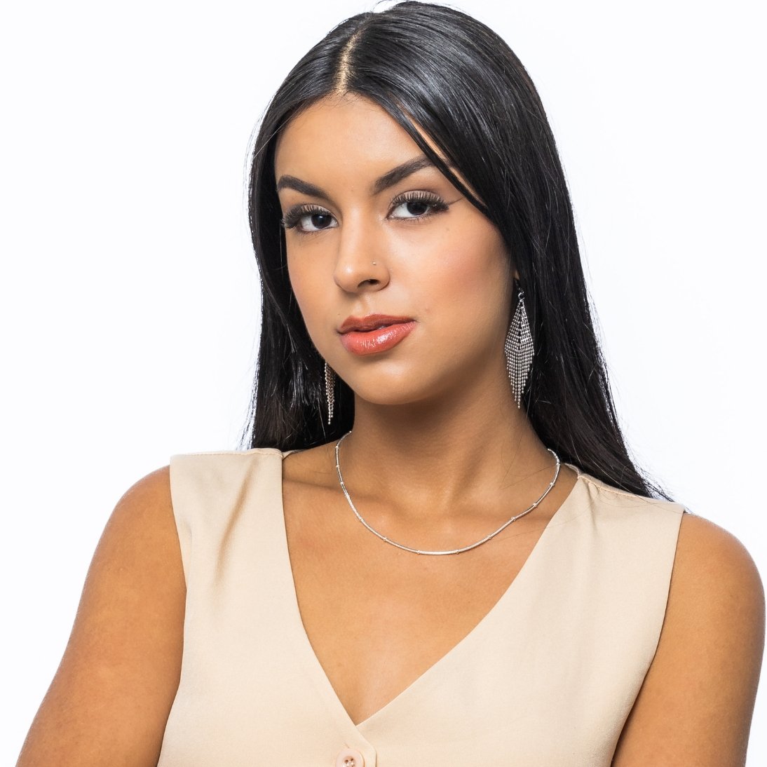 Brinco Prata 925 Viena Cascata