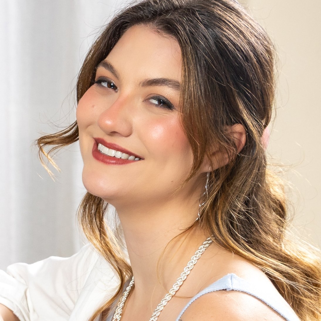 Brincos Longos de Prata 925 Ondulados