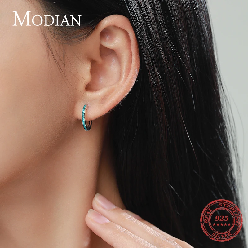 Brincos de Prata Turquesa Natural - Imagem 2