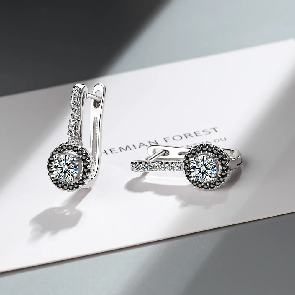 Brincos de Prata Vintage com Brilhante - Imagem 4