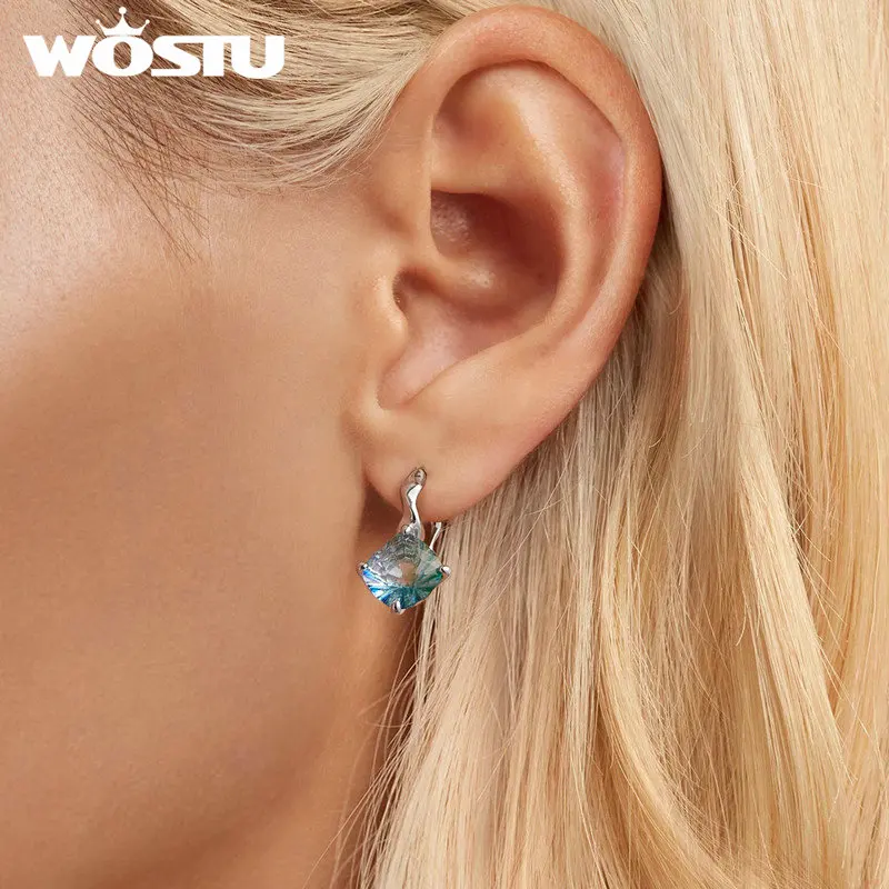 Brincos de Prata Verde Turmalina - Imagem 2