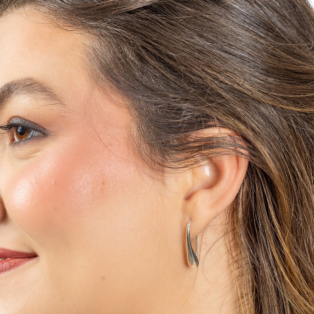 Brincos Gota Minimalista em Prata 925