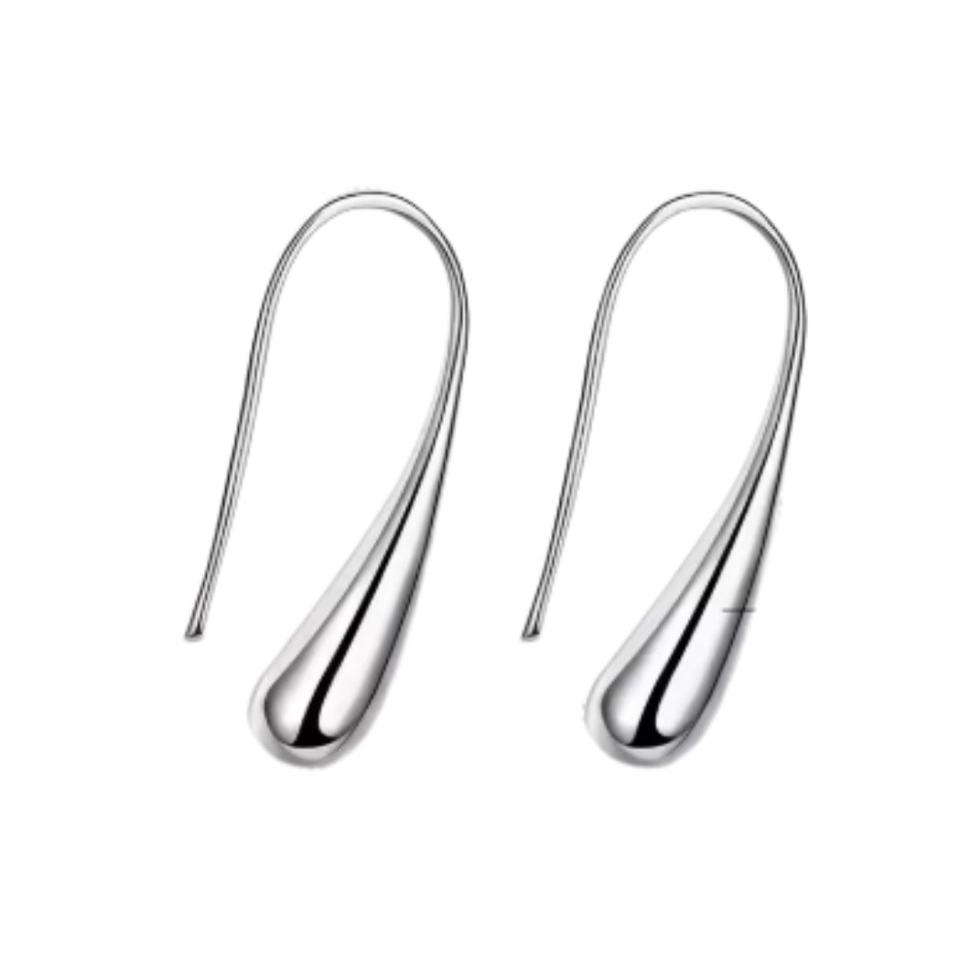 Brincos Gota Minimalista em Prata 925