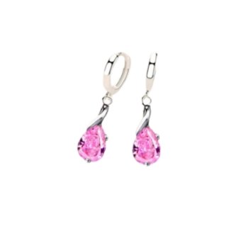 Brincos de Prata com Cristal