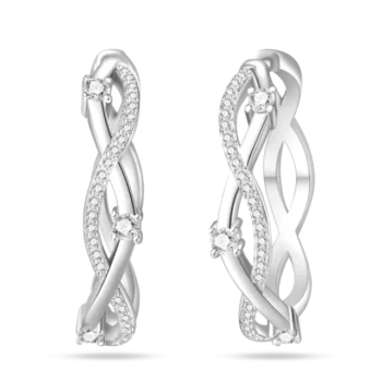 Brincos de Prata Redondo Trabalhado