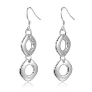 Brincos Prata 925 Geométricos