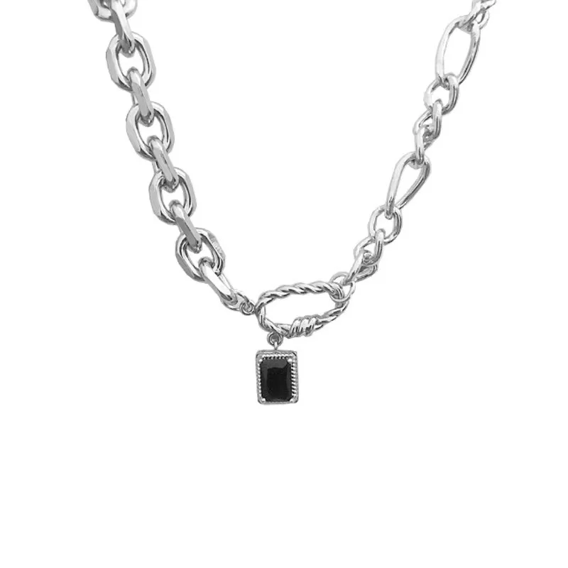 Colar de prata 925 minimalista feminino