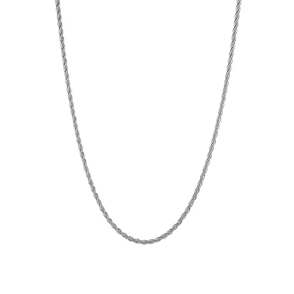 colar de prata 925 corrente grumet